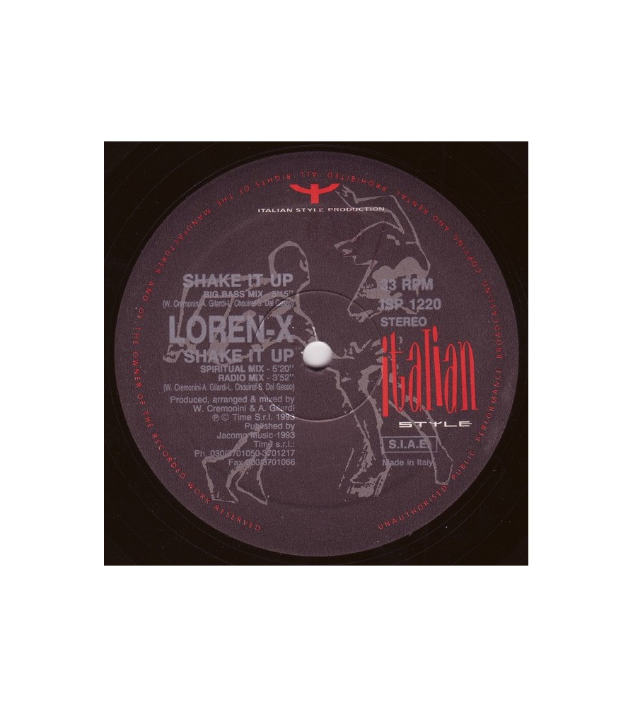 (RESERVADO)Loren-X - Shake It Up(SELLO ITALIAN STYLE,BUSCADISIMO¡¡)