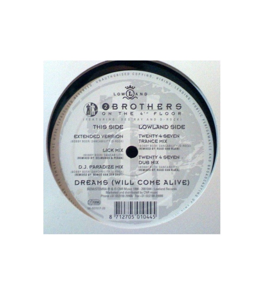 2 Brothers On The 4th Floor - Dreams (Will Come Alive)(2 MANO,REMEMBER EL 94 MUY BONITO¡)