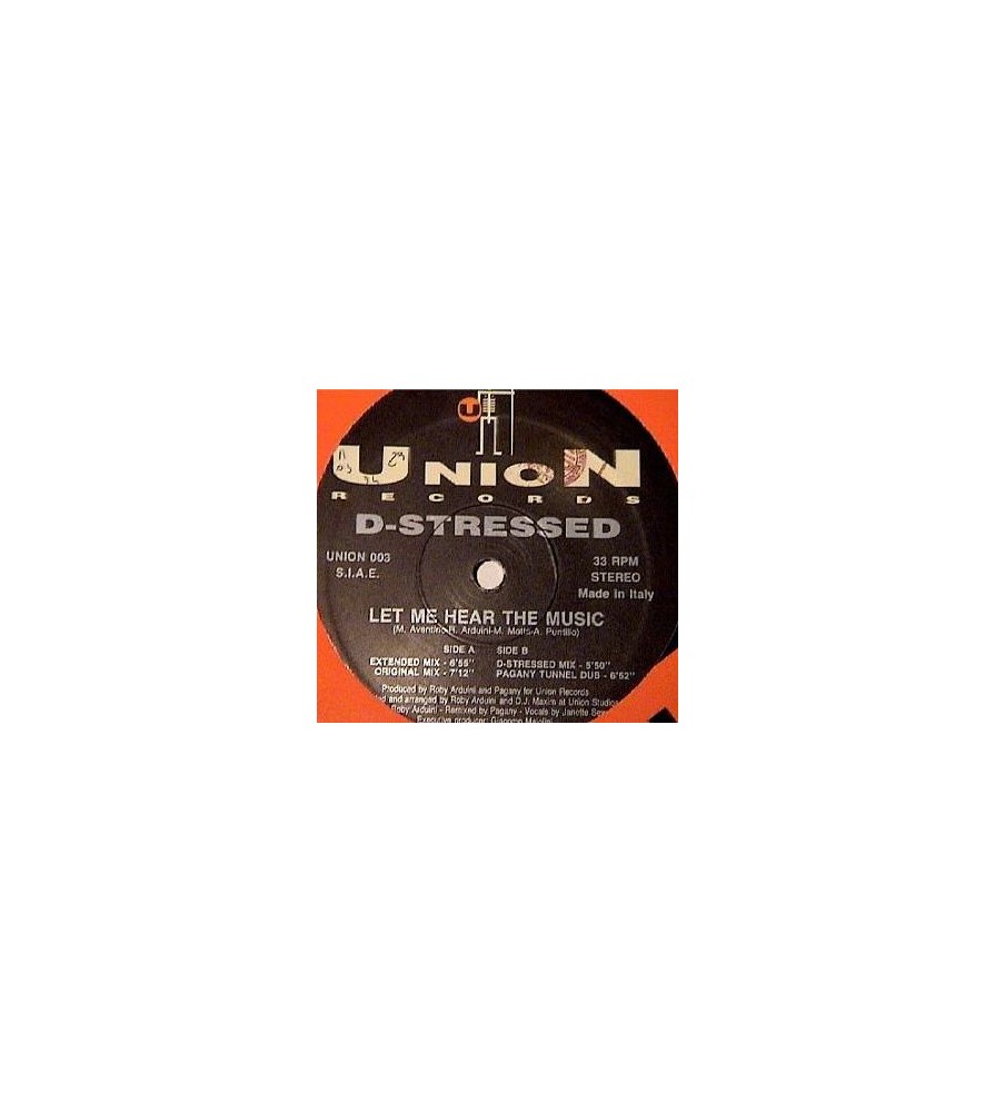 D-Stressed - Let Me Hear The Music(2 MANO,ITALO-DANCE¡¡)