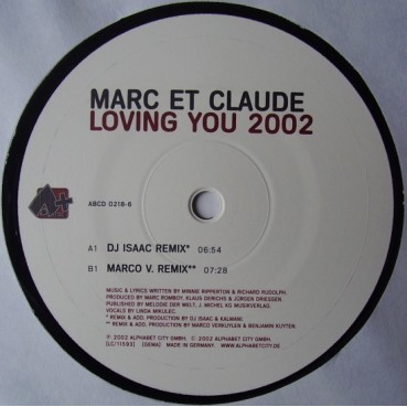 Marc Et Claude - Loving You 2003 (INCLUYE DJ ISAAC REMIX¡¡ PELOTAZO¡¡))