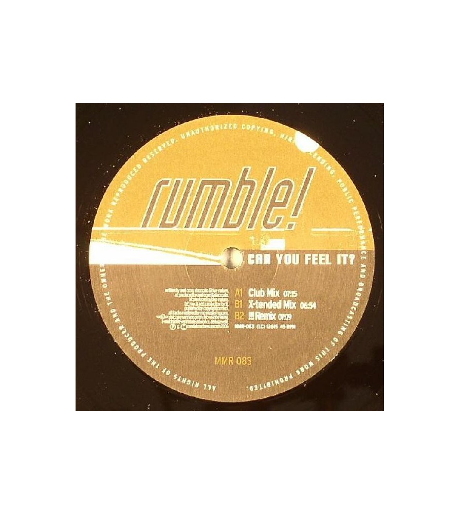 Rumble! - Can You Feel It?(CABROTE SELLO MENTAL MADNESS,KACHU STYLE¡¡)