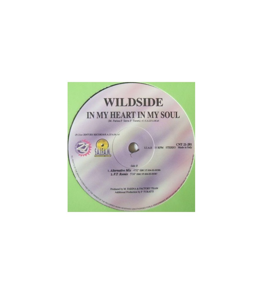 Wildside - In My Heart In My Soul(2 MANO,COPIA IMPORT COMO NUEVA¡¡)