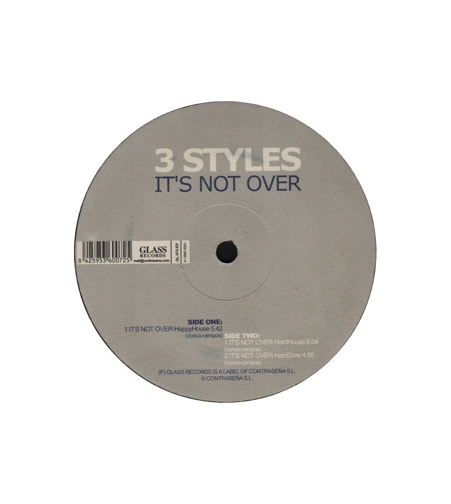 3 Styles - It's Not Over(2 MANO,BASE HARDHOUSE MUY BUSCADA,CHOCOLATE¡¡)