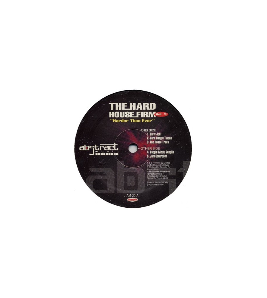 The Hard House Firm Vol. 3-Harder Than Ever (2 MANO,ABSTRACT MUSIC)