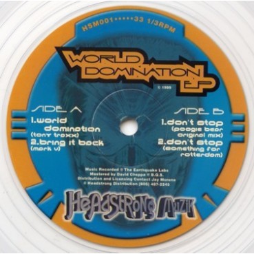 World Domination EP(PELOTAZO AMERICANO MARK V & POOGIE BEAR)