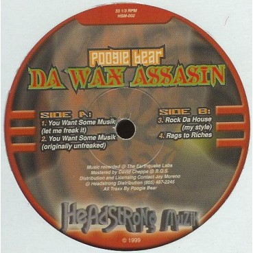 Poogie Bear – Da Wax Assasin(2 MANO,COMO NUEVO¡¡) 