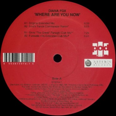 Diana Fox - Where Are You Now (Temazo¡¡ DISCO NUEVO A ESTRENAR¡¡)
