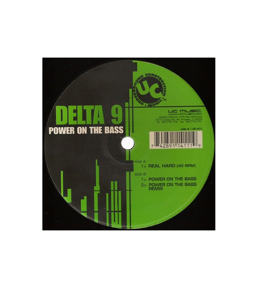 Delta 9 – Power On The Bass (2 MANO,COMO NUEVO¡¡)