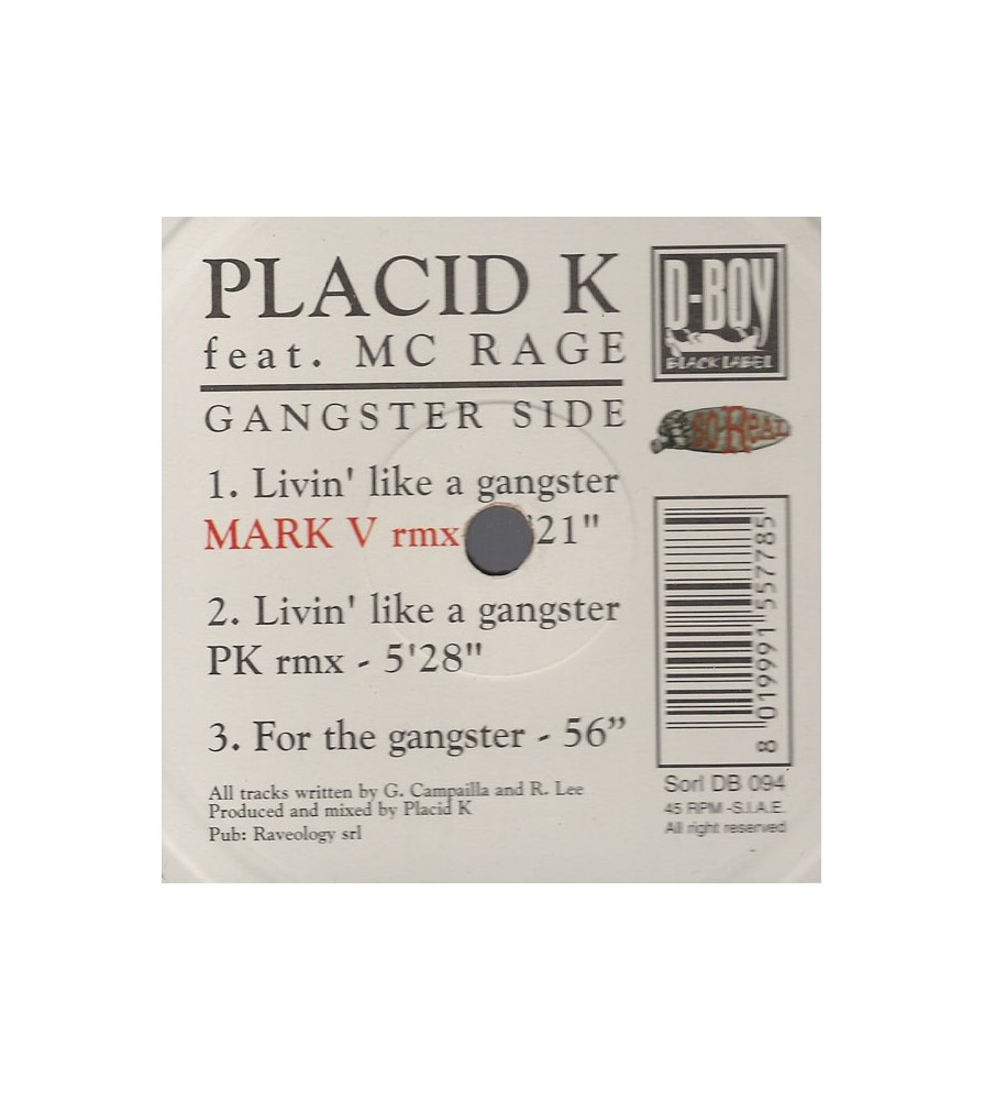 Placid K – Steal-N-Beats E.P.(2 MANO,COMO NUEVO¡¡)