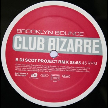 Brooklyn Bounce - Club Bizarre(REMIX SCOTT PROJECT¡¡ SE SALE¡ COPIA IMPORT NUEVA)