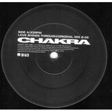 Chakra – Love Shines Through (2 MANO,COMO NUEVO¡¡)