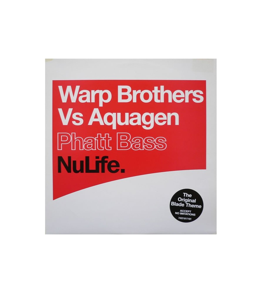 Warp Brothers vs. Aquagen – Phatt Bass (2 MANO,COPIA IMPORT NUEVECITA¡¡  TEMAZO DE BLADE¡¡)