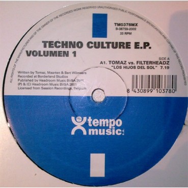 Techno Culture E.P. Volumen 1 (CLÁSICOS TECHNO¡¡) Techno Culture E.P. Volumen 1 (CLÁSICOS TECHNO¡¡)