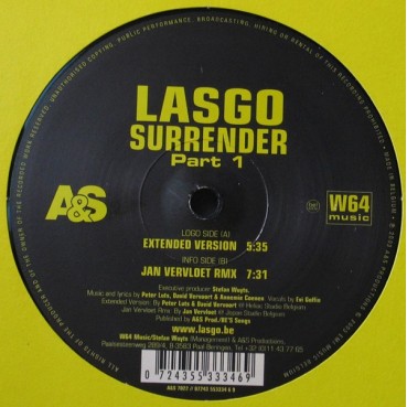 Lasgo – Surrender (Part 1) TEMAZO CANTADITO¡¡ DISCO NUEVO