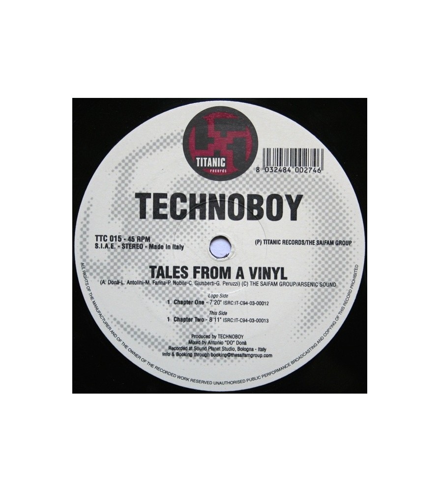 Technoboy – Tales From A Vinyl(PELOTAZO HARDSTYLE¡)
