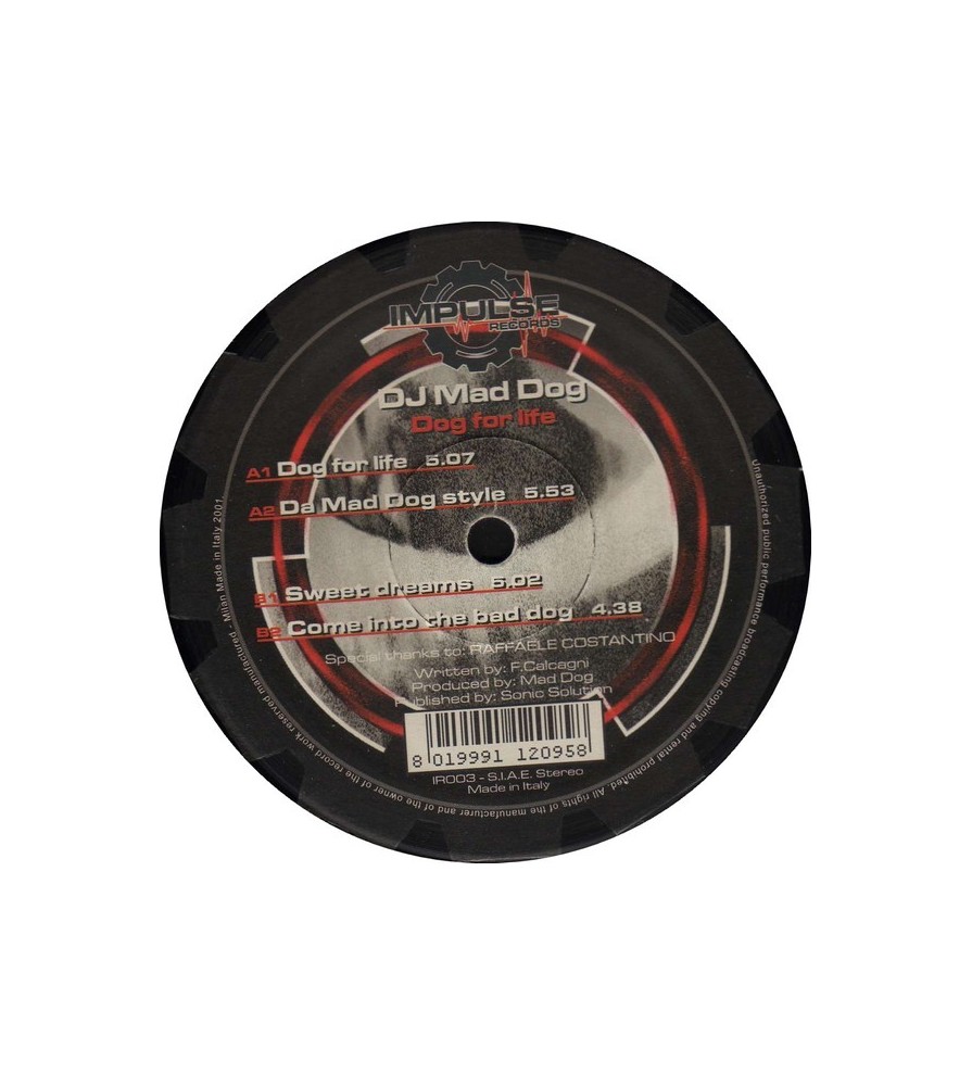 DJ Mad Dog – Dog For Life (2 MANO,TRAXTORM RECORDS)
