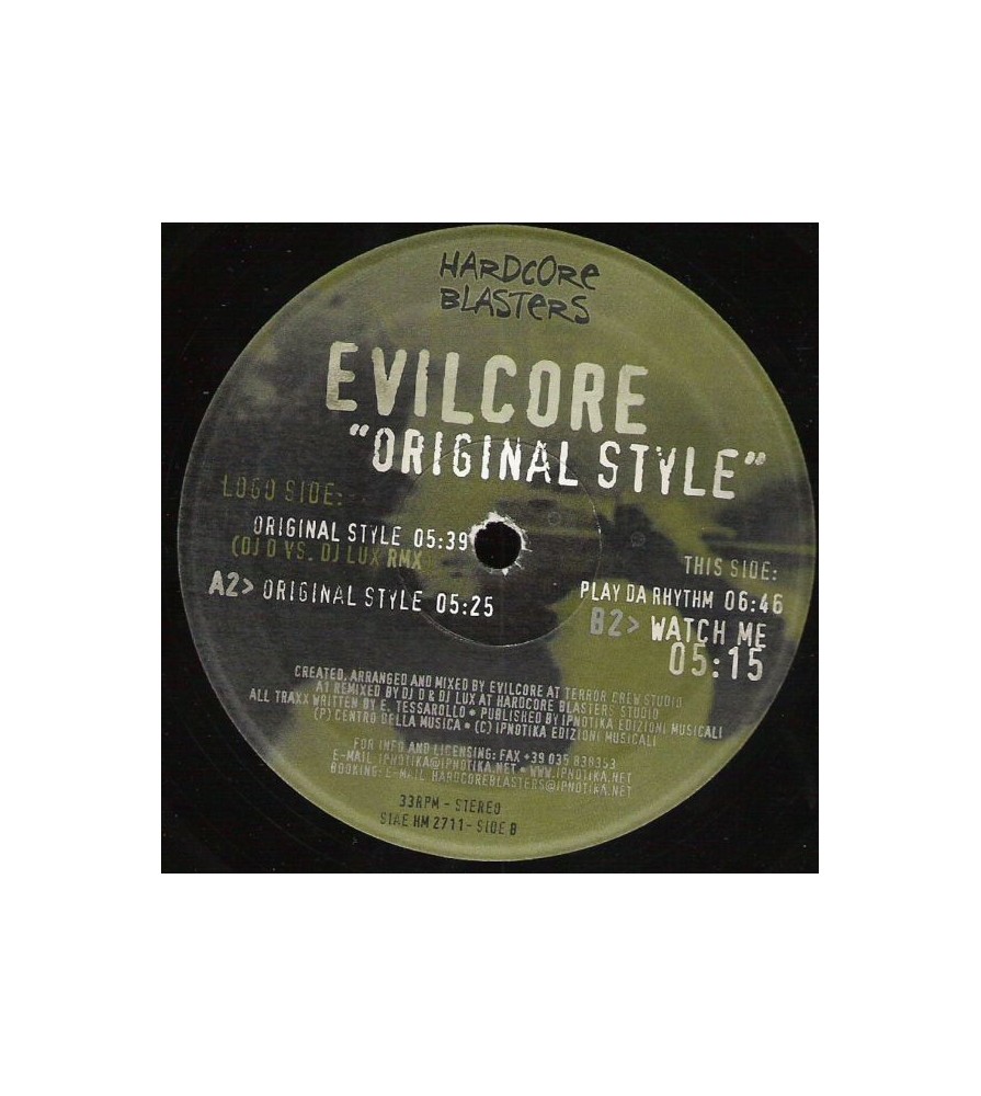 Evilcore – Original Style (HARDCORE BLASTERS)