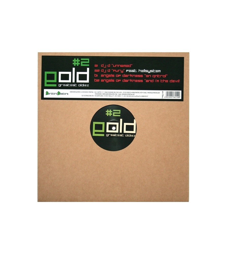 DJ D / Angels Of Darkness – Gold  Greatest Oldiez  2 (HARDCORE BLASTERS)