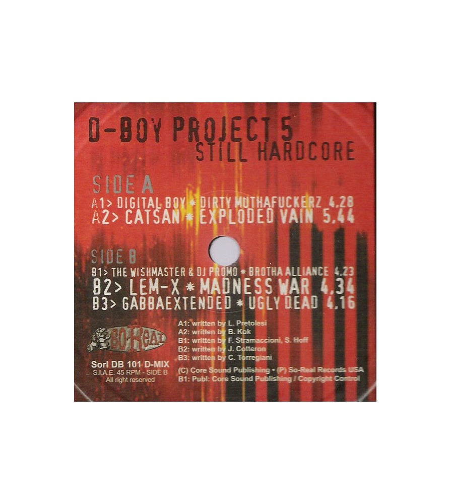 D-Boy Project 5 - Still Hardcore (2 MANO)