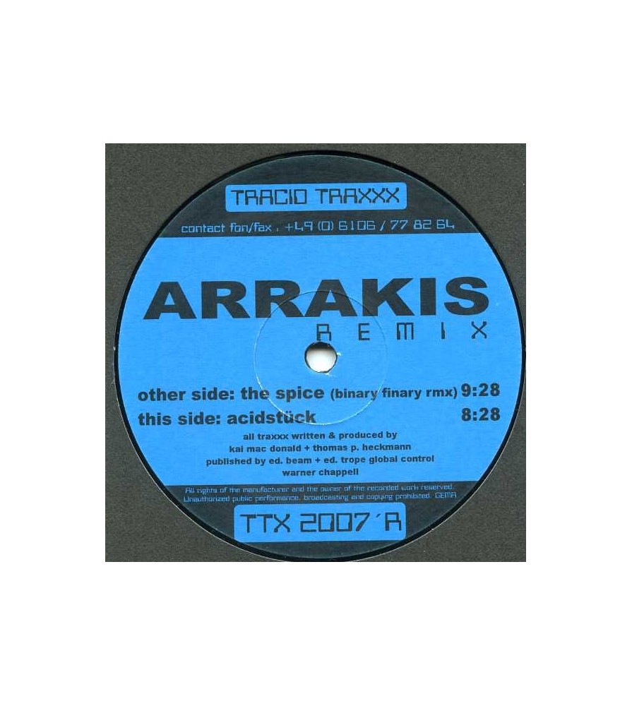 Arrakis – The Spice Remix(TRACID TRAXX)
