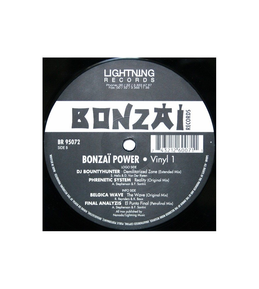 Bonzai Power Vinyl 1(TEMAZOS BONZAI,COPIAS NUEVAS)