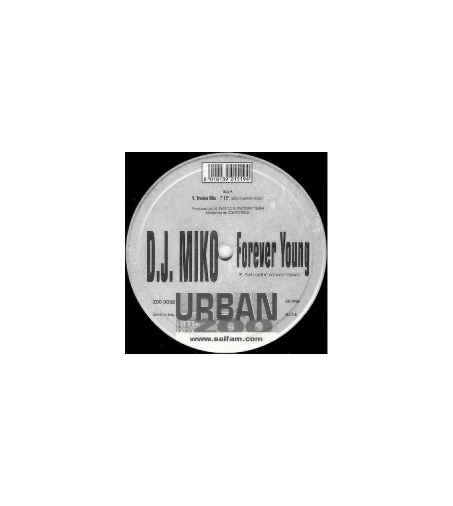DJ Miko – Forever Young (TEMAZO REMEMBER,COPIA IMPORT NUEVA)
