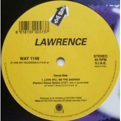 Lawrence  – Love Will Be The Answer (2 MANO,COMO NUEVO¡¡¡)