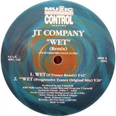 JT Company – Wet (Remix) (2 MANO,TEMAZO ITALO DEL 94)