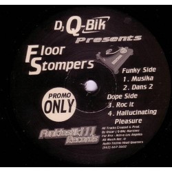 Q-Bik – Floor Stompers (2 MANO,DISCO ORIGINAL¡¡ PELOTAZO COLISEUM JAVI AZNAR¡¡)