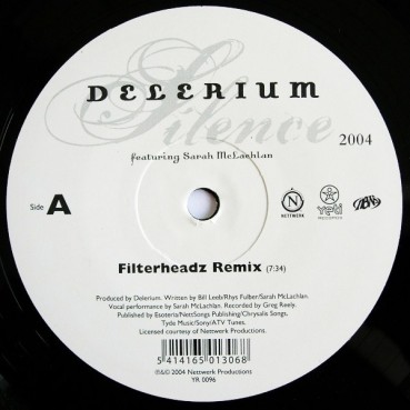 Delerium Featuring Sarah McLachlan - Silence 2004 (Remixes By Filterheadz And Above & Beyond)(2 MANO,TEMAZO¡¡)