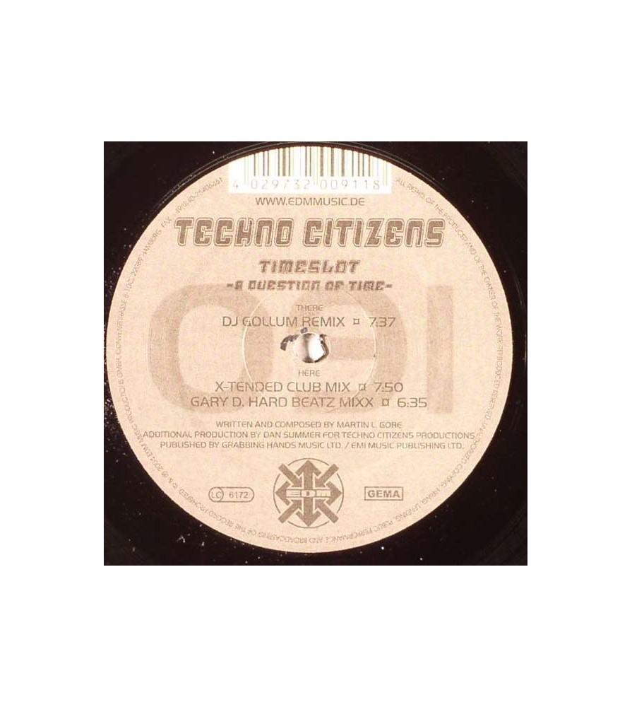 Techno Citizens – Timeslot(SELLO EDM,PROGRESIVO DEL 2003)