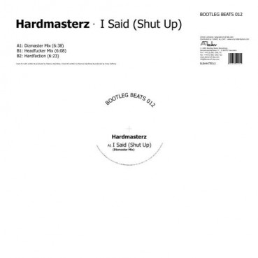 Hardmasterz – I Said (Shut Up) (HARDSTYLE BUENISIMO¡¡ NUEVO)