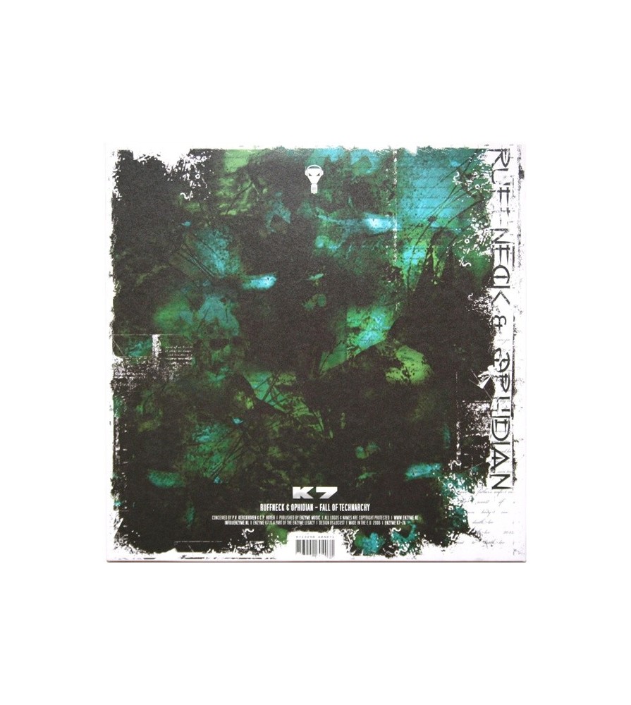 Ruffneck  & Ophidian / Sei2ure – Fall Of Technarchy / Kaos Communication (ENZYME K7)