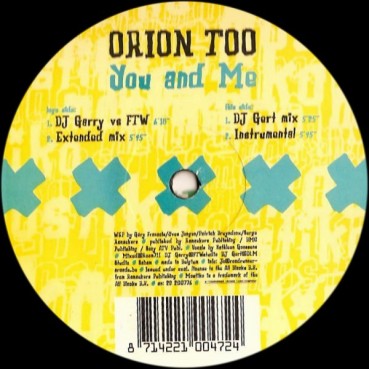 Orion Too - You & Me(COPIA IMPORTACIÓN SELLO MOSTIKO)