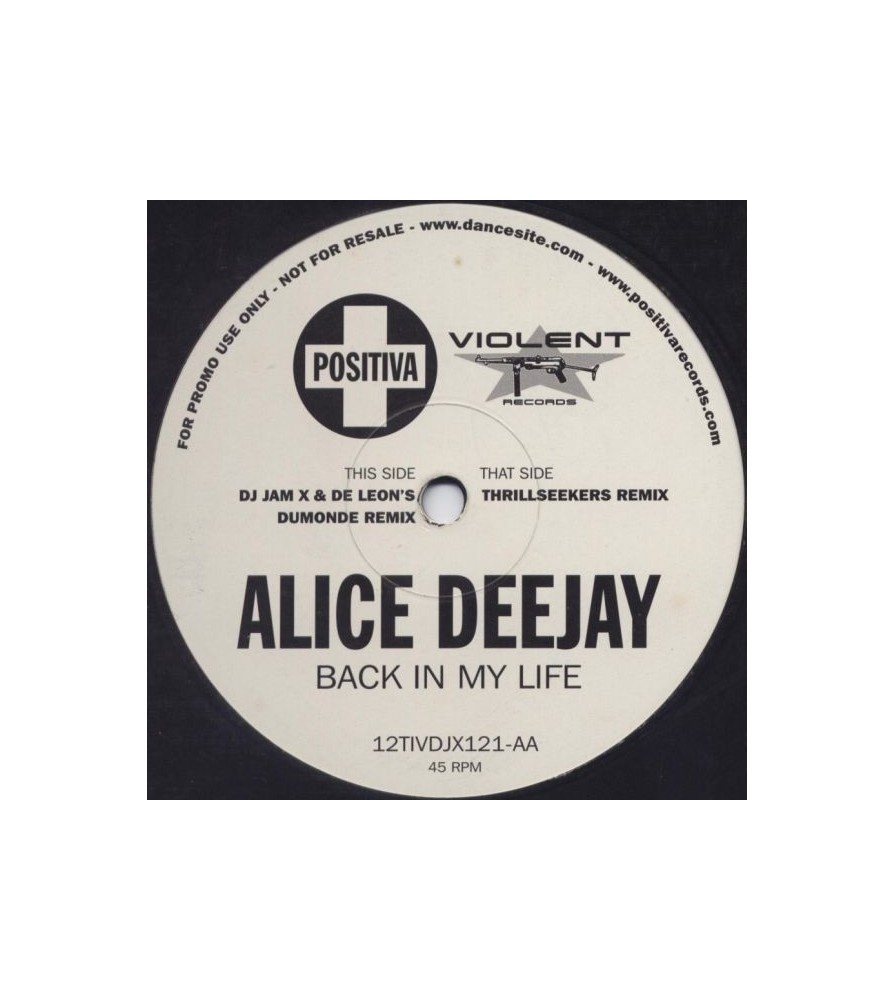 Alice Deejay – Back In My Life (REMIXES,COPIA IMPORT))