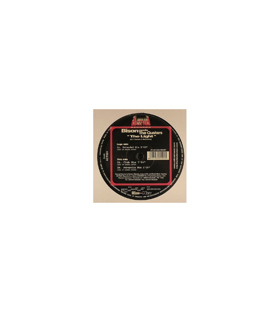 The Bison Meets Quakers  – The Light(2 MANO,TEMAZO JUMPER¡¡)