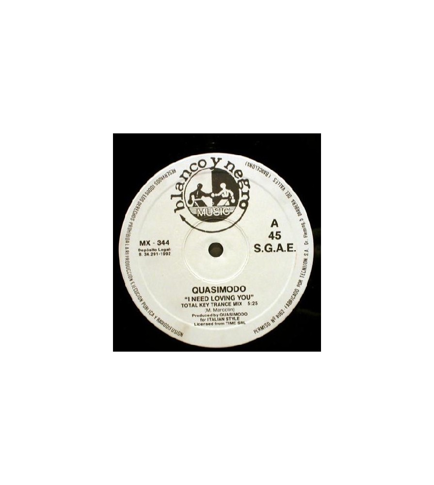 Quasimodo – I Need Loving You (2 MANO,REMEMBER 90'S)