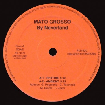 Neverland – Mato Grosso (2 MANO,TEMAZO CORTE B2,SELLO AREA INTERNACIONAL)