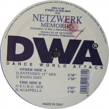 Netzwerk - Memories(Discol original,portada generica,nuevo¡¡)