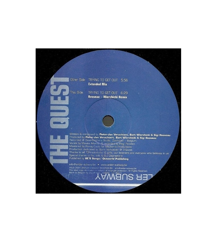 The Quest - Trying To Get Out(2 MANO,COPIA IMPORT¡¡)