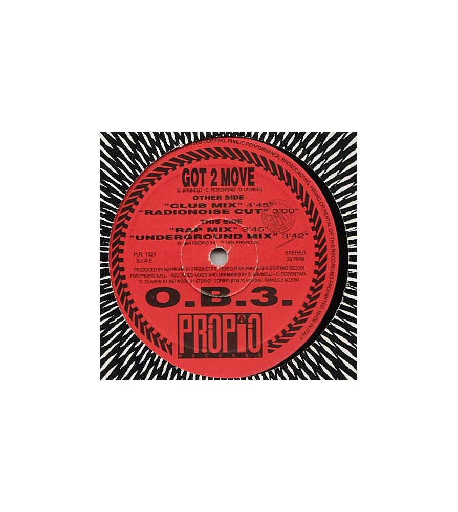 OB3 – Got 2 Move(2 MANO,TEMAZO ITALO,SELLO PROPIO¡)