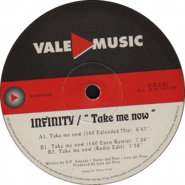 Infinity – Take Me Now (2 MANO,TEMAZO ITALO MUY BUSCADO¡¡)