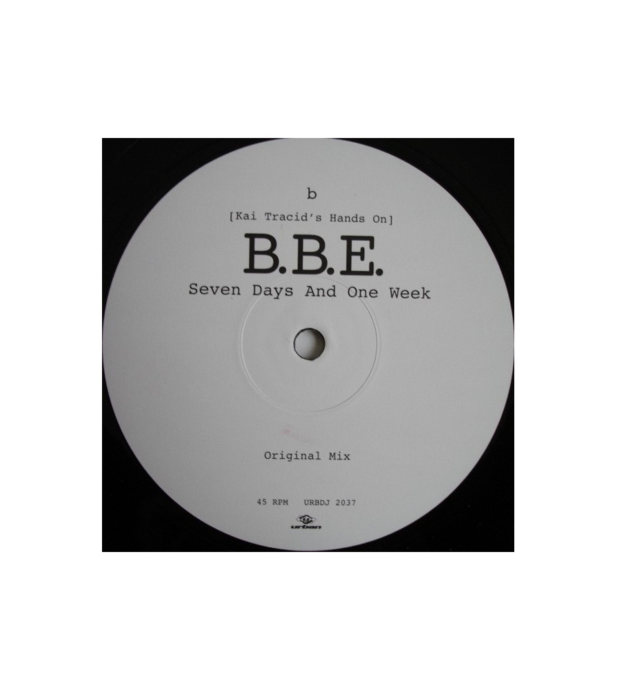 Kai Tracid's  Hands On B.B.E. – Seven Days And One Week (2 MANO,COPIA IMPORT¡¡)