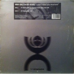 Van Gils  & Benno De Goeij – I Don't Need You Anymore (2 MANO,TEMPO MUSIC¡¡)