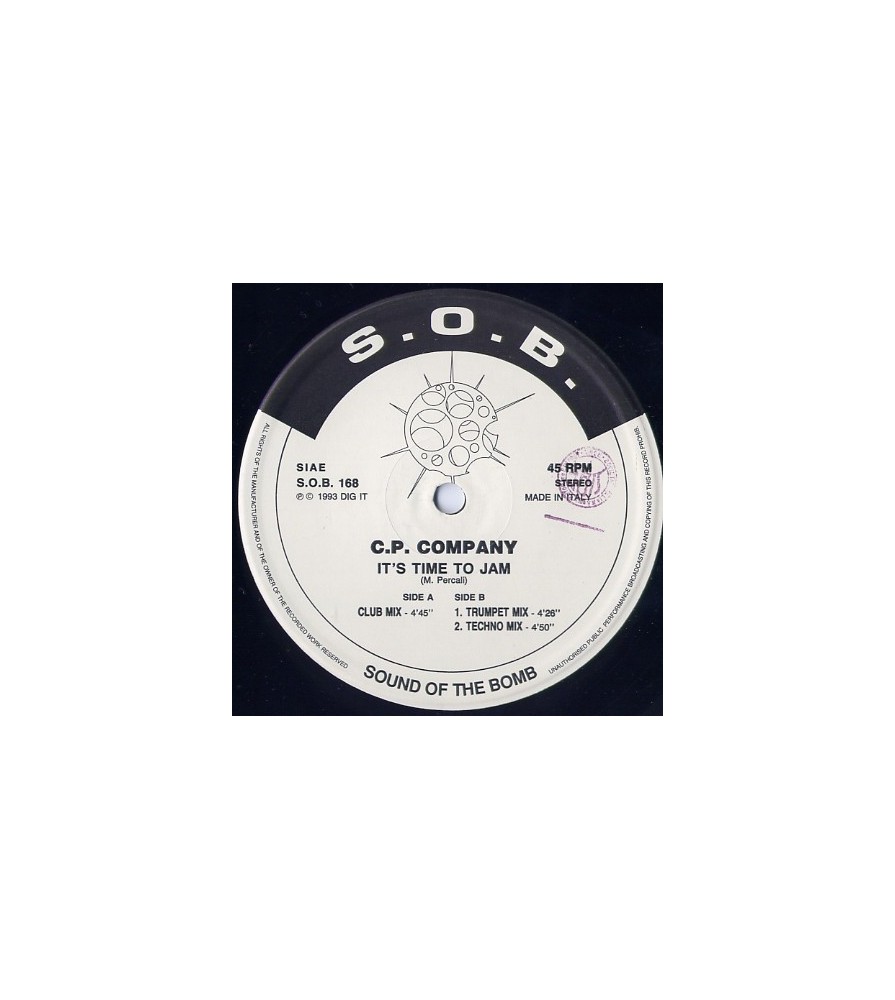 CP Company – It's Time To Jam (2 MANO,MUY BUEN TEMA DEL 93¡)