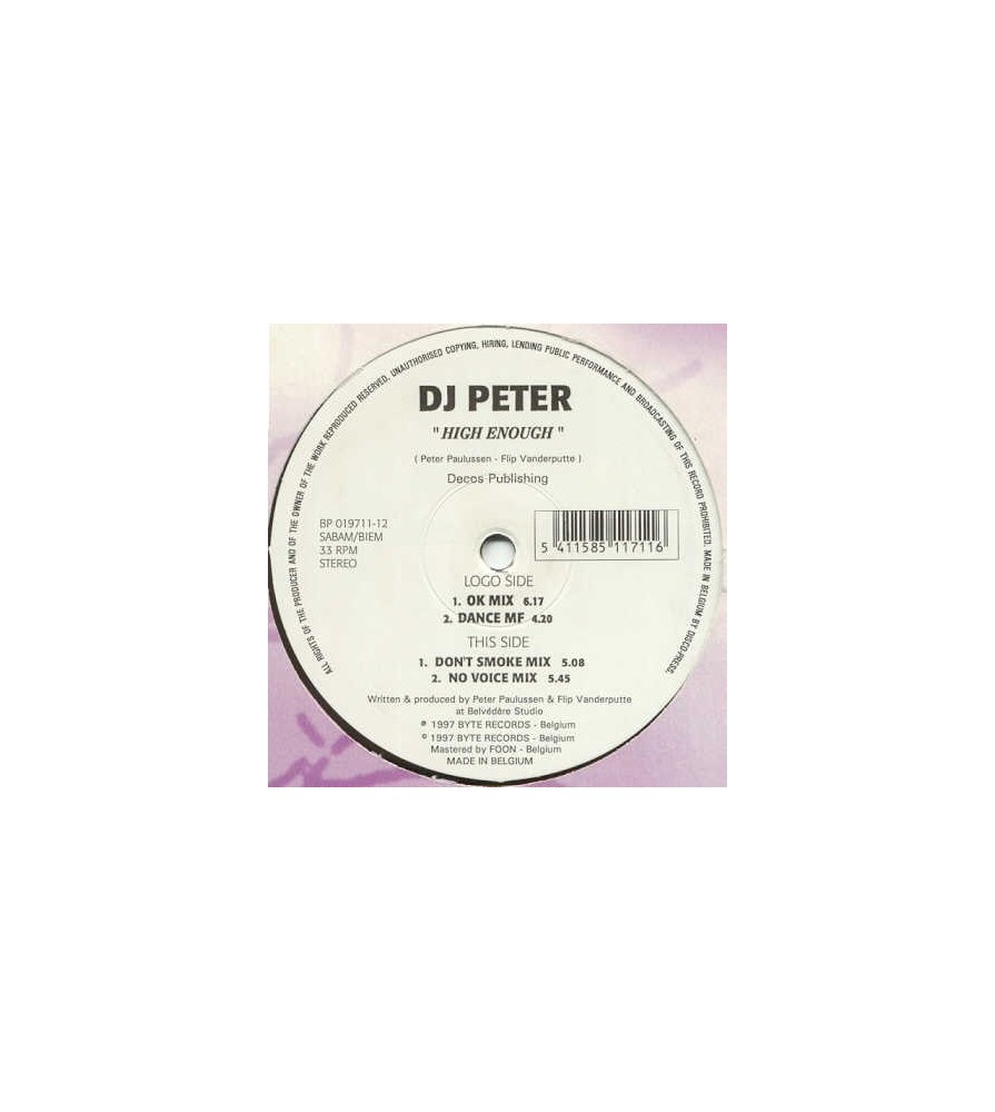 DJ Peter – High Enough (2 MANO,MELODIA + JUMPER)
