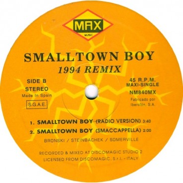 Smalltown Boy – Smalltown Boy (1994 Remix) (2 MANO,TEMAZO¡¡¡)