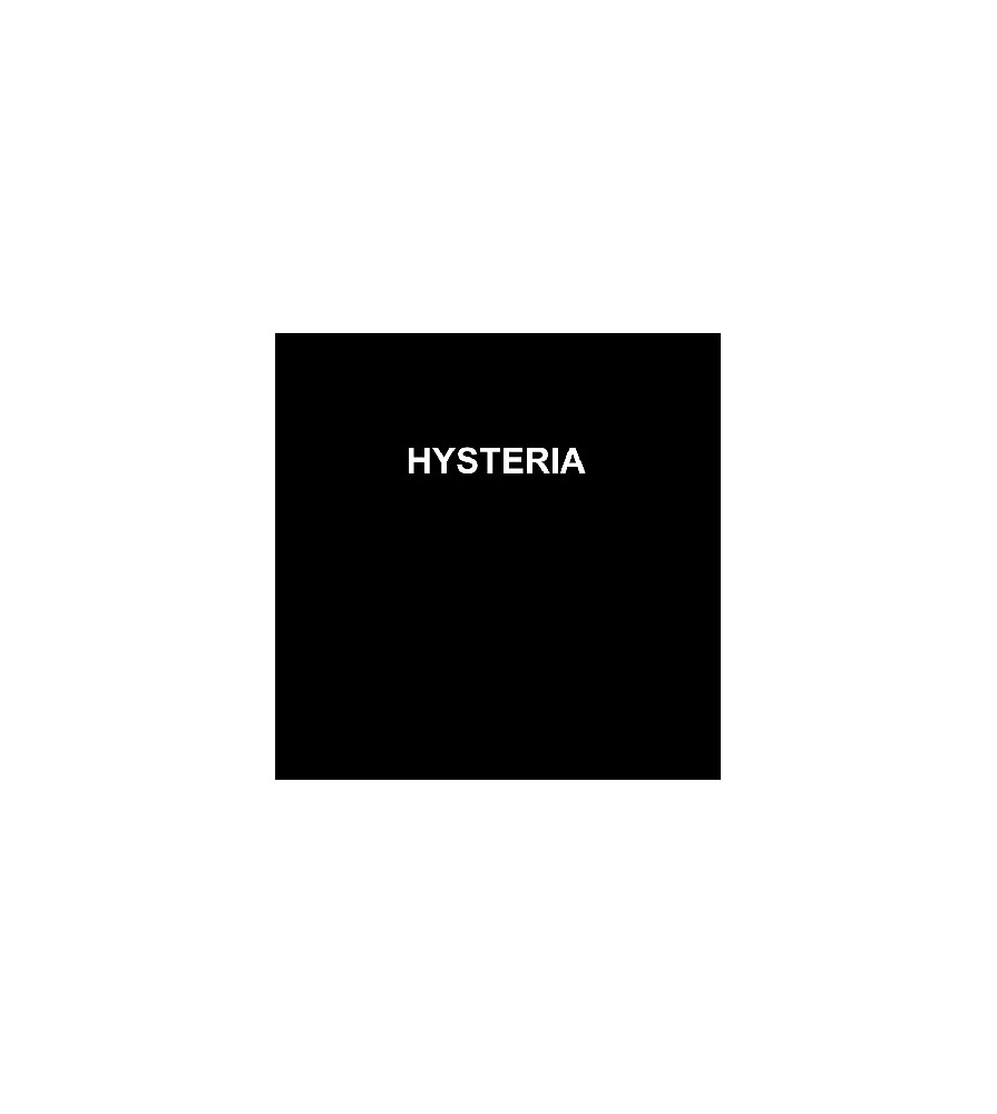 Hysteria – Hysteria (2 MANO,TECHNO DEL 92)