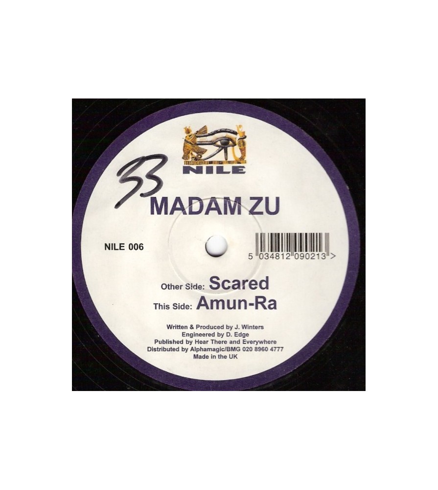 Madam Zu – Scared / Amun-Ra (BASE HARDHOUSE CAÑERA,NUEVO)