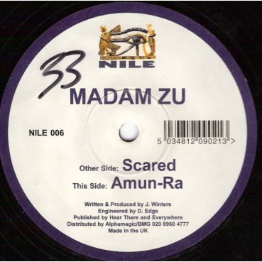 Madam Zu – Scared / Amun-Ra (BASE HARDHOUSE CAÑERA,NUEVO)